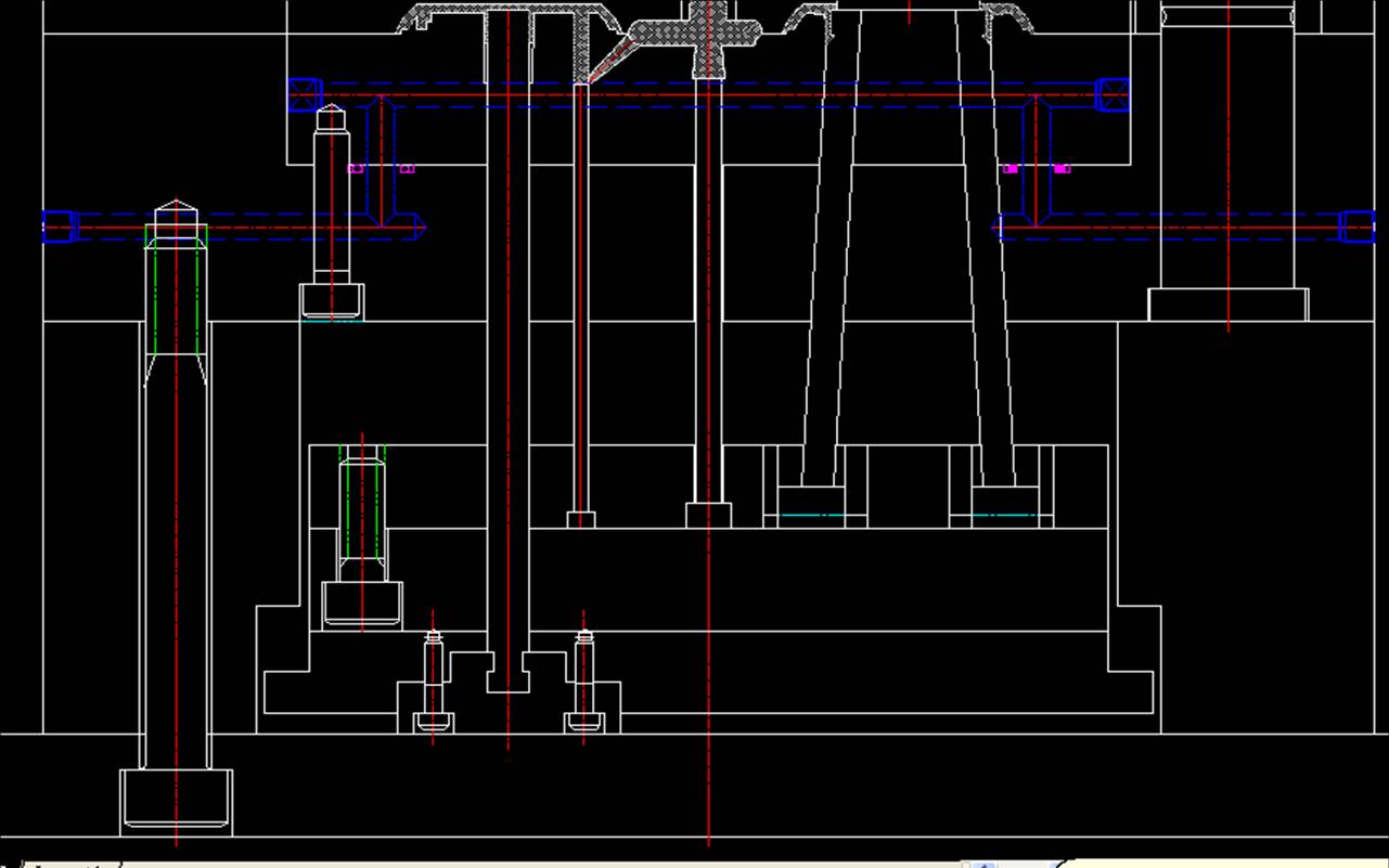 two stage ejection structure